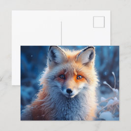 Cartão Postal Carte postale The Agile Fox: Furtive Sketches