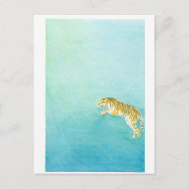 Cartão Postal Carte Postale Tigre