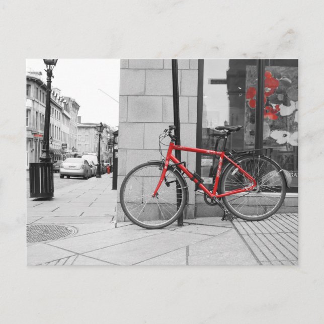 Cartão Postal Carte postale vélo (Frente)