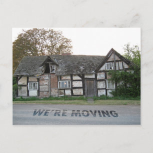 Cartão Postal Carteira de casa divertida