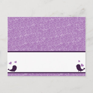 Cartão Postal Carteira de substituição gravável Pássaro pergindo