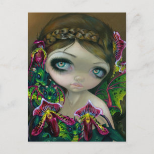 Cartão Postal Carteira "Orquídea Dragão"