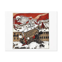 Carteira postal da Vintage Revolta Sangrenta