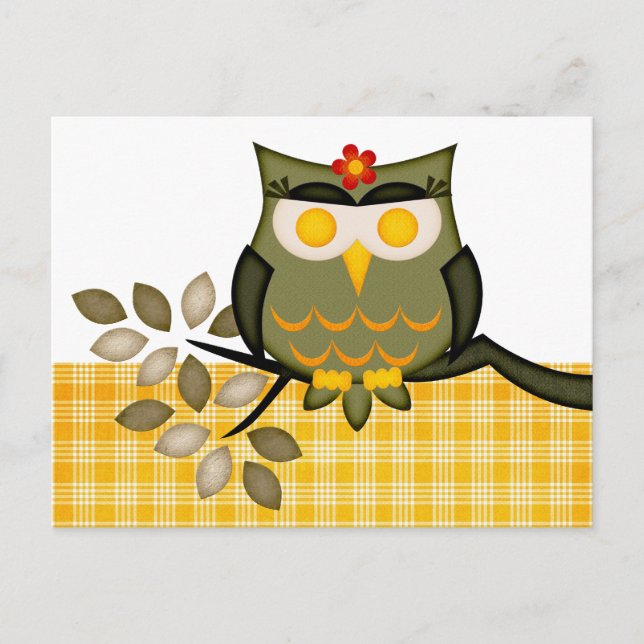 Cartão Postal Carteira postal na árvore (Frente)