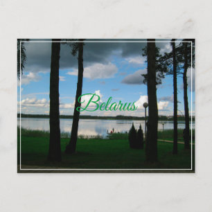 Cartão Postal Carteira postal Nature Landscape Lake Sky Belarus