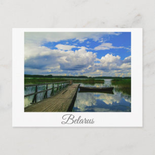Cartão Postal Carteira postal Nature Landscape Lake Sky Belarus