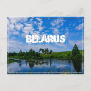 Cartão Postal Carteira postal Nature Landscape Lake Sky Belarus