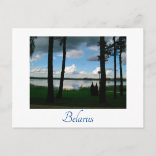 Cartão Postal Carteira postal Nature Landscape Lake Sky Belarus