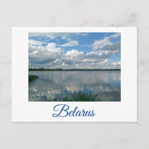 Cartão Postal Carteira postal Nature Landscape Lake Sky Belarus