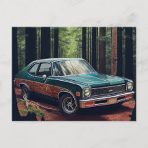 Cartes Postales auto forest