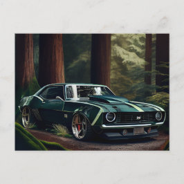 Cartão Postal Cartes Postales auto forest