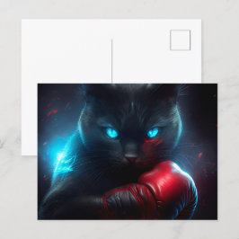 Cartão Postal Cartes Postales Black Cat
