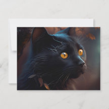 Cartes Postales Black Cat