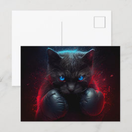 Cartão Postal Cartes Postales Black Cat