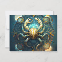 Cartes Postales Cancer Zodiac