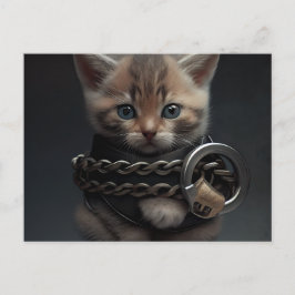 Cartão Postal Cartes Postales Cat prisoner