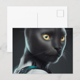 Cartão Postal Cartes Postales Cat Robotique