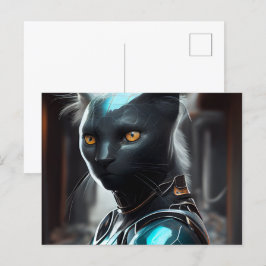 Cartão Postal Cartes Postales Cat Robotique