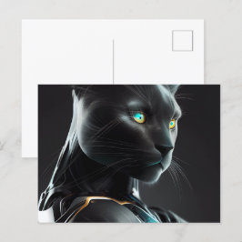 Cartão Postal Cartes Postales Cat Robotique