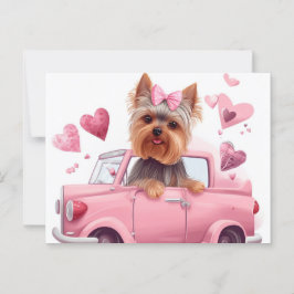 Cartão Postal Cartes Postales Dog Yorkshire
