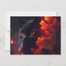 Cartes Postales feu Fleur