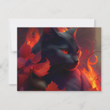 Cartes Postales feu Fleur