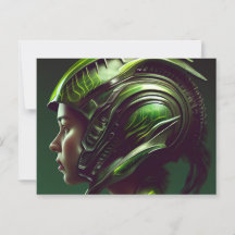 Cartes Postales Fille Futurisme