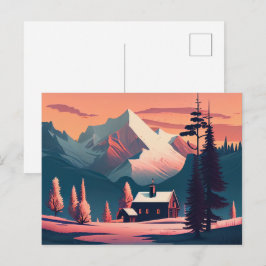 Cartão Postal Cartes Postales hiver