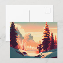 Cartes Postales hiver
