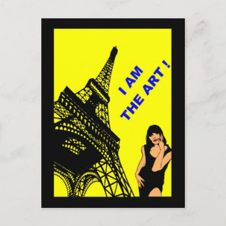 CARTÃO POSTAL CARTES POSTALES POP ART PARIS DESIGNS LOGOS VISUEL