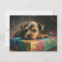 Cartes Postales Puppy Noël