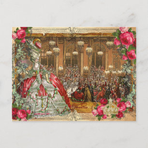 Cartão Postal Cartões-postais da Festa de Marie Antoinette em Ve