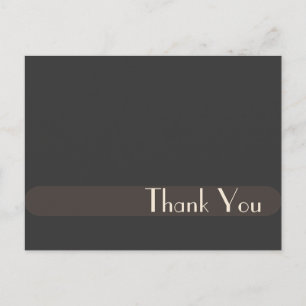 Cartão Postal Cartões-postais de agradecimento de casamento, sim