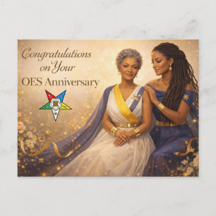Cartão Postal Cartões-postais de Aniversário da OES