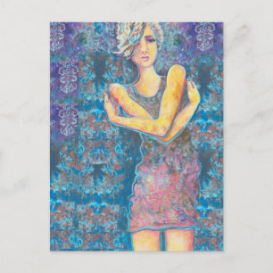Cartão Postal Cartões-postais de arte femininos Renee