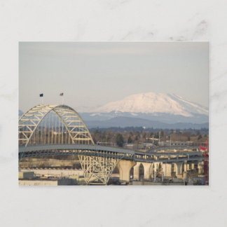 Cartão Postal Cartões-postais de Mt St Helens & Ponte de Fremont