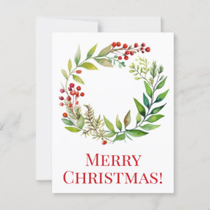 Cartão Postal cartões-postais de natal feliz