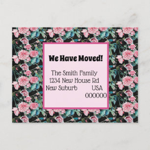 Cartão Postal Cartões-postais de novas rosas cor-de-rosa, estam