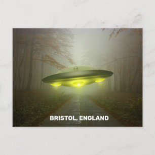 Cartão Postal Cartões-postais de OVNI ART BISTOL ENGLAND SPACESH