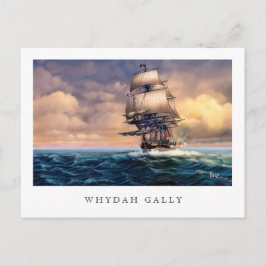 Cartão Postal Cartões-postais históricos de pintura de navios Wh