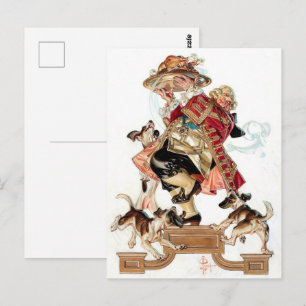 Cartão Postal Cartões-postais humorísticos de Ação de Graças da 