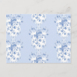 Cartão Postal Cartões-postais Lady Enid em azul-de-mirtilo