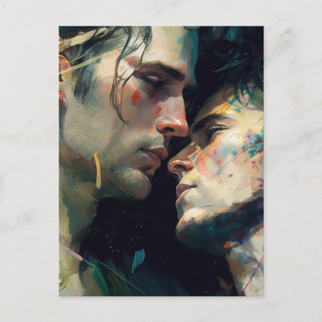Cartão Postal Cartões-postais Men Madly in Love (Frente)