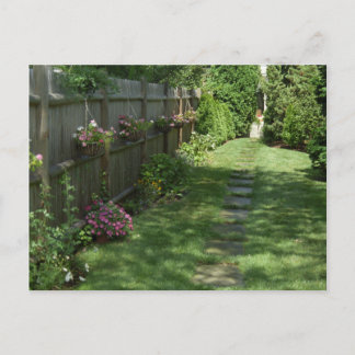 Cartão Postal Cartões-postais personalizados de flores de verão 