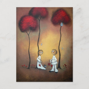 Cartão Postal Cartões-postais Whimsical Creeper