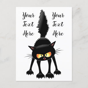 Cartão Postal Cartografia de Gato Preto, Engraçado