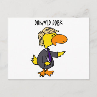 Cartão Postal Cartografia Política Funny Donald Trump Dork