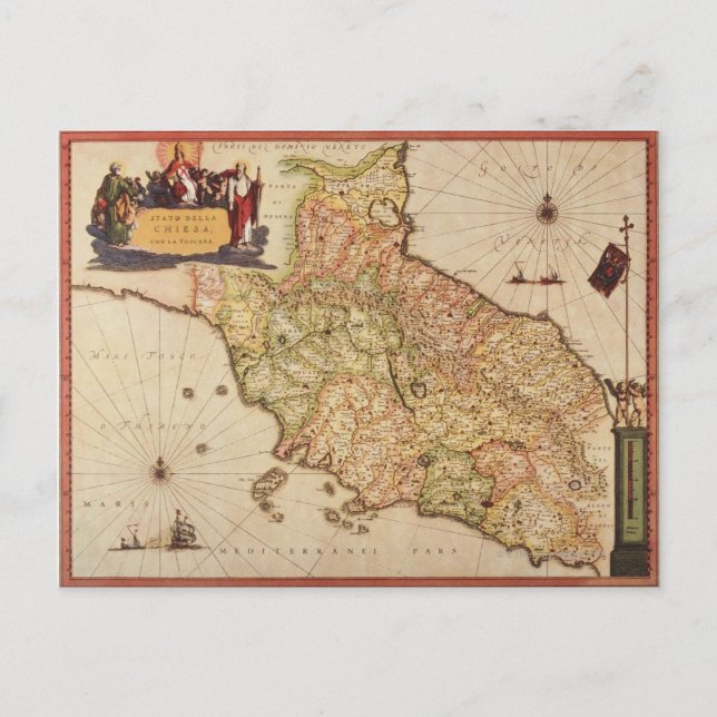 Cartão Postal Cartografia Renascentista (Frente)
