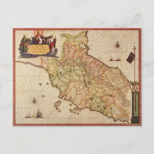 Cartão Postal Cartografia Renascentista
