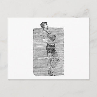 Cartão Postal Cartonagem de Cabeça Acima da Água